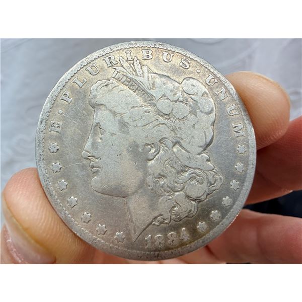 MORGAN SILVER DOLLAR - 1884O