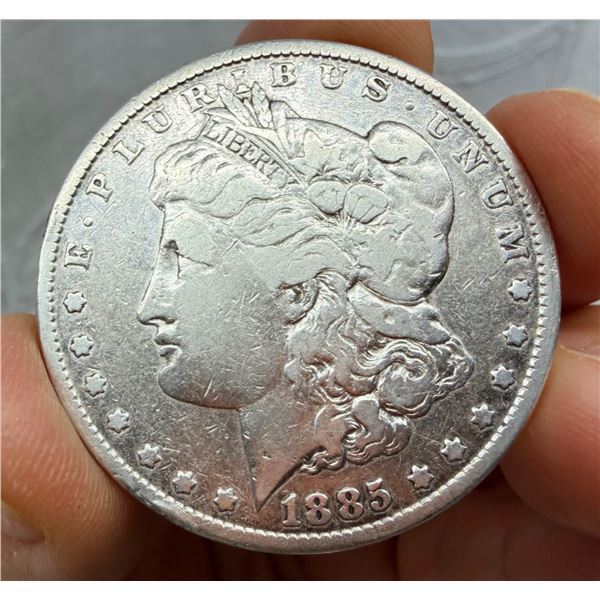 MORGAN SILVER DOLLAR - 1885