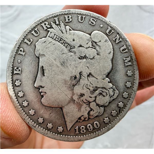 MORGAN SILVER DOLLAR - 1890O