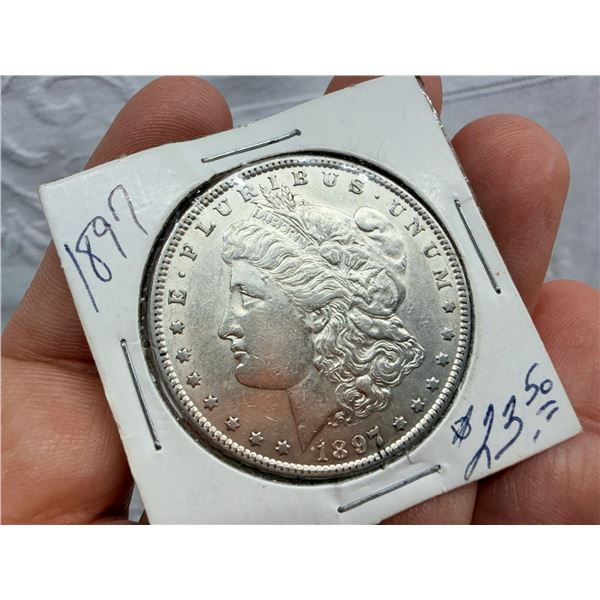 MORGAN SILVER DOLLAR - 1897