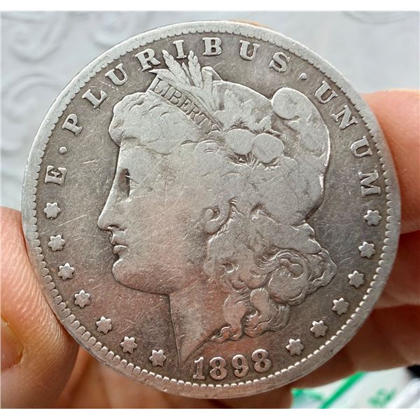 MORGAN SILVER DOLLAR - 1898S