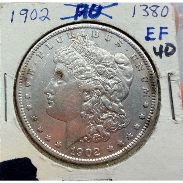 MORGAN SILVER DOLLAR - 1902
