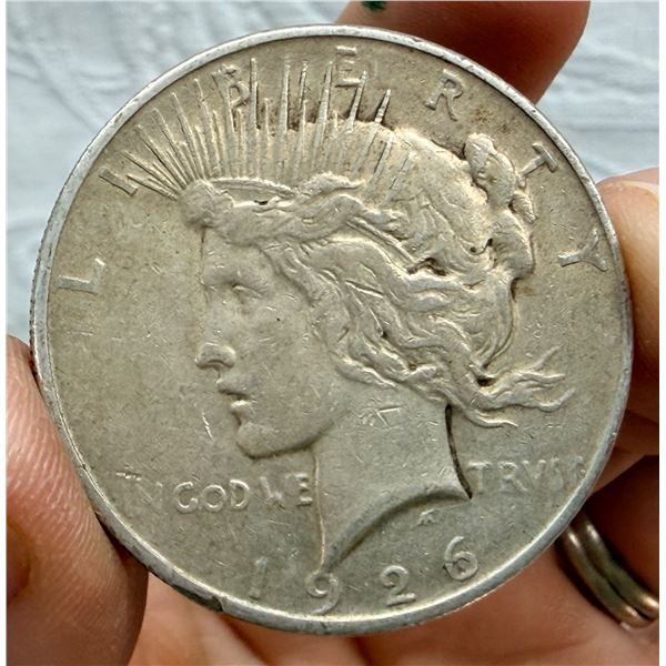 PEACE SILVER DOLLAR - 1926