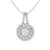 Image 1 : Gold & White Diamonds 3 Cts Necklace - E/VVS