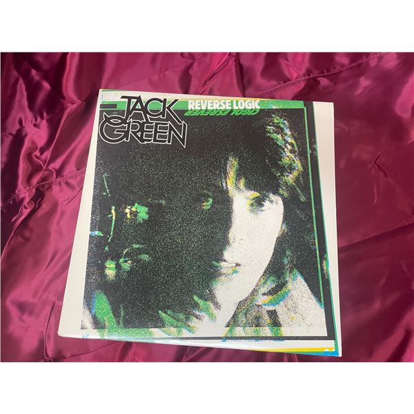 1981 vinyl LP album Reverse Logic by British musician Jack Green