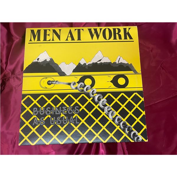 Men at Work ‎– Business As Usual - 1982, Yellow Cover