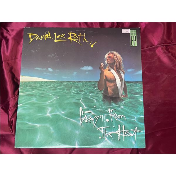 David Lee Roth Crazy from the Heat vinyl EP.