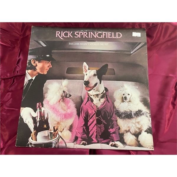 982 vinyl LP album Success Hasn't Spoiled Me Yet by Rick Springfield.