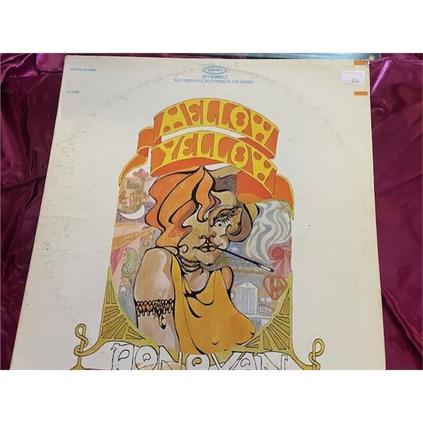  1967 vinyl LP record of the album Mellow Yellow by the Scottish singer-songwriter Donovan