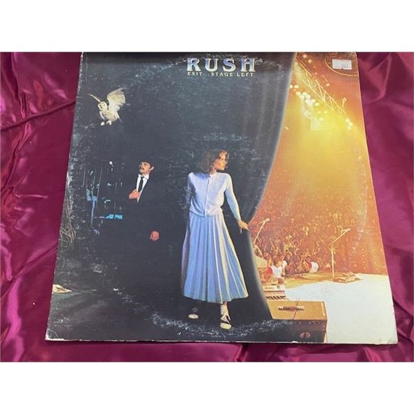 Rush live album Exit... Stage Left.
