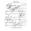 Image 1 : Journey Signed Autographed WITH COA "Open Arms" Music Sheet