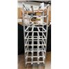 Image 1 : Advance Tabco CR10-162 Can Rack  24" x 34" x 71"H (right front leg has crack)