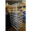 Image 3 : Advance Tabco CR10-162 Can Rack  24" x 34" x 71"H (right front leg has crack)