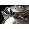 Image 5 : Multiple Metal Kitchen Essentials: Food Storage Containers, Some Lids, Stock Pots, Colander, UtensiL