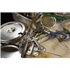 Image 6 : Multiple Metal Kitchen Essentials: Food Storage Containers, Some Lids, Stock Pots, Colander, UtensiL