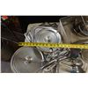 Image 8 : Multiple Metal Kitchen Essentials: Food Storage Containers, Some Lids, Stock Pots, Colander, UtensiL