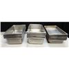 Image 1 : Multiple Metal Kitchen Food Storage Containers, Some Perforated, Misc Sizes