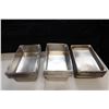 Image 2 : Multiple Metal Kitchen Food Storage Containers, Some Perforated, Misc Sizes