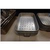 Image 3 : Multiple Metal Kitchen Food Storage Containers, Some Perforated w/ Round Lids, Misc Sizes