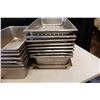 Image 5 : Multiple Metal Kitchen Food Storage Containers, Some Perforated w/ Bin Lids, Misc Sizes