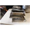 Image 6 : Multiple Metal Food Storage Containers, Baking Sheets, Some Lids, Mixing Bowl & Attachment, Misc Siz