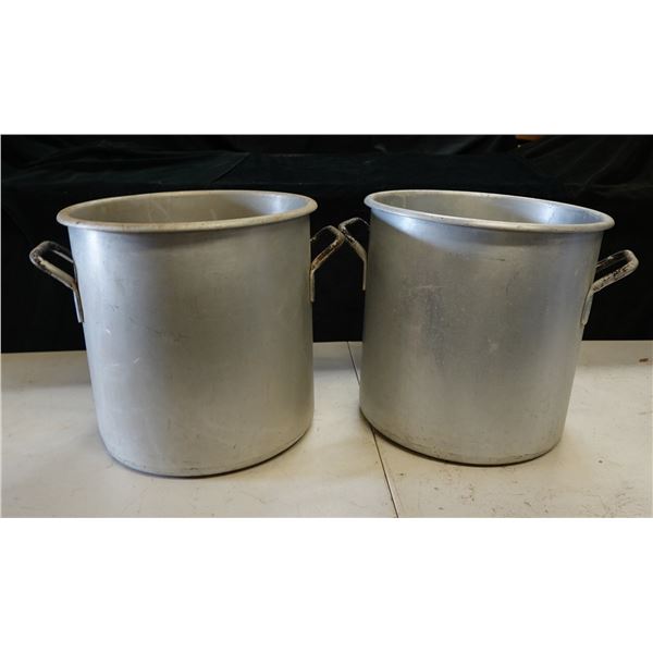 Qty 2 Stock Pots 14" Dia, 14"H