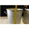 Image 6 : Qty 2 Stock Pots 14" Dia, 14"H
