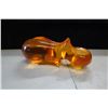 Image 3 : Large Orange Hippo Sculpture Spoon Rest 22" x 9" x 9"H