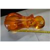 Image 6 : Large Orange Hippo Sculpture Spoon Rest 22" x 9" x 9"H