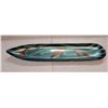 Image 1 : Long Koi Fish Motif Serving Tray 46" x 9.5" x 3.5"H