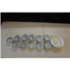 Image 2 : Cameo Durable Serving Bowl 8" Dia, 3.5"H & 11 Rice Bowls 4" Dia