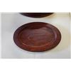 Image 2 : Qty 9 TL Wooden Oval Platter or Base 12" x 8"
