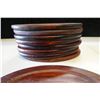 Image 3 : Qty 9 TL Wooden Oval Platter or Base 12" x 8"