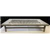 Image 1 : Metal Grate Slatted Stand 48" x 24" x 10"H