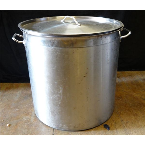 Metal Stock Pot w/ Lid 20" Dia, 20"H
