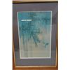 Image 2 : Large Hummingbird in Bamboo Tree, Art by David Lee w/ Original Signature '78 (22" x 30")
