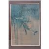 Image 3 : Large Hummingbird in Bamboo Tree, Art by David Lee w/ Original Signature '78 (22" x 30")