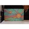 Image 2 : Large Abstract Sunshine Artwork by Blaise Domino, Giclee on Canvas, Unframed 38" x 24"