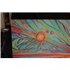 Image 3 : Large Abstract Sunshine Artwork by Blaise Domino, Giclee on Canvas, Unframed 38" x 24"