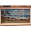Image 2 : Nanakuli Tree Artwork by Dorothy Buscemi, Framed & Matted 52" x 28"