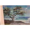 Image 3 : Nanakuli Tree Artwork by Dorothy Buscemi, Framed & Matted 52" x 28"