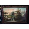 Image 1 : Very Large Artwork, Landscape Scene, Wood Framed 56" x 39"