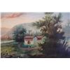 Image 2 : Very Large Artwork, Landscape Scene, Wood Framed 56" x 39"