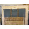 Image 2 : Very Large Asian Scroll Peony Artwork w/ Maker's Mark, In Acrylic Casing 52" x 67"