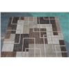 Image 3 : Large Area Rug with Geometric Design 122" x 93"
