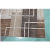 Image 5 : Large Area Rug with Geometric Design 122" x 93"