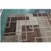 Image 8 : Large Area Rug with Geometric Design 122" x 93"