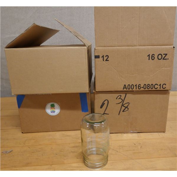 Qty 48 Ripe Juice Maui 16 oz Mason Jars