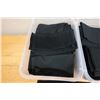 Image 2 : Qty 84 Black Cloth Napkins 19" x 19"