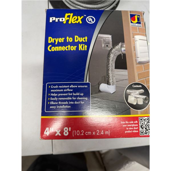 Pro flex dryer deduct connector kit
